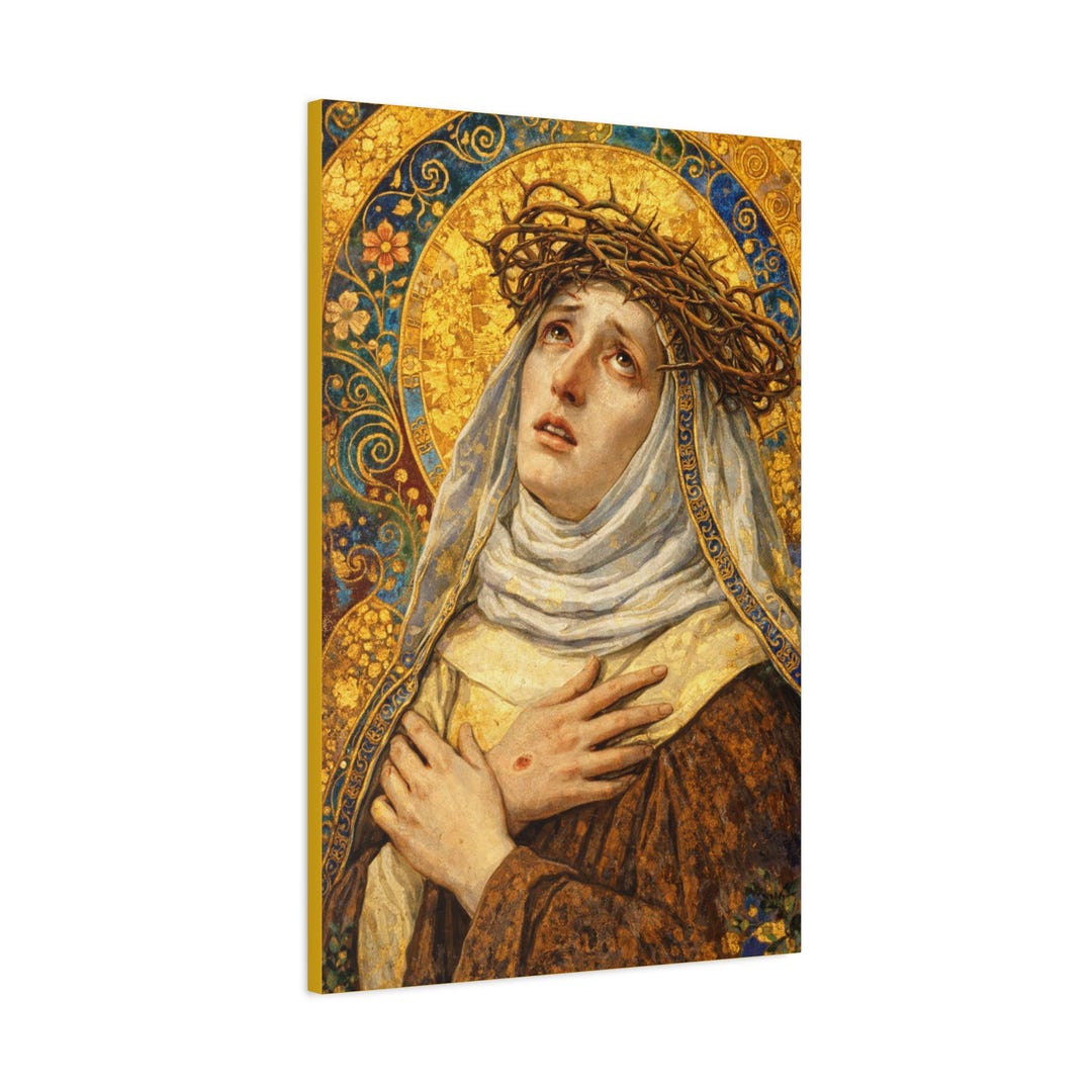 Saint Catherine of Siena Catholic Wall Art - Doctor of the Church Aurum ...