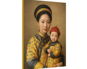 Our Lady of China Canvas - REALITAS Marian Icon, Catholic Wall Art
