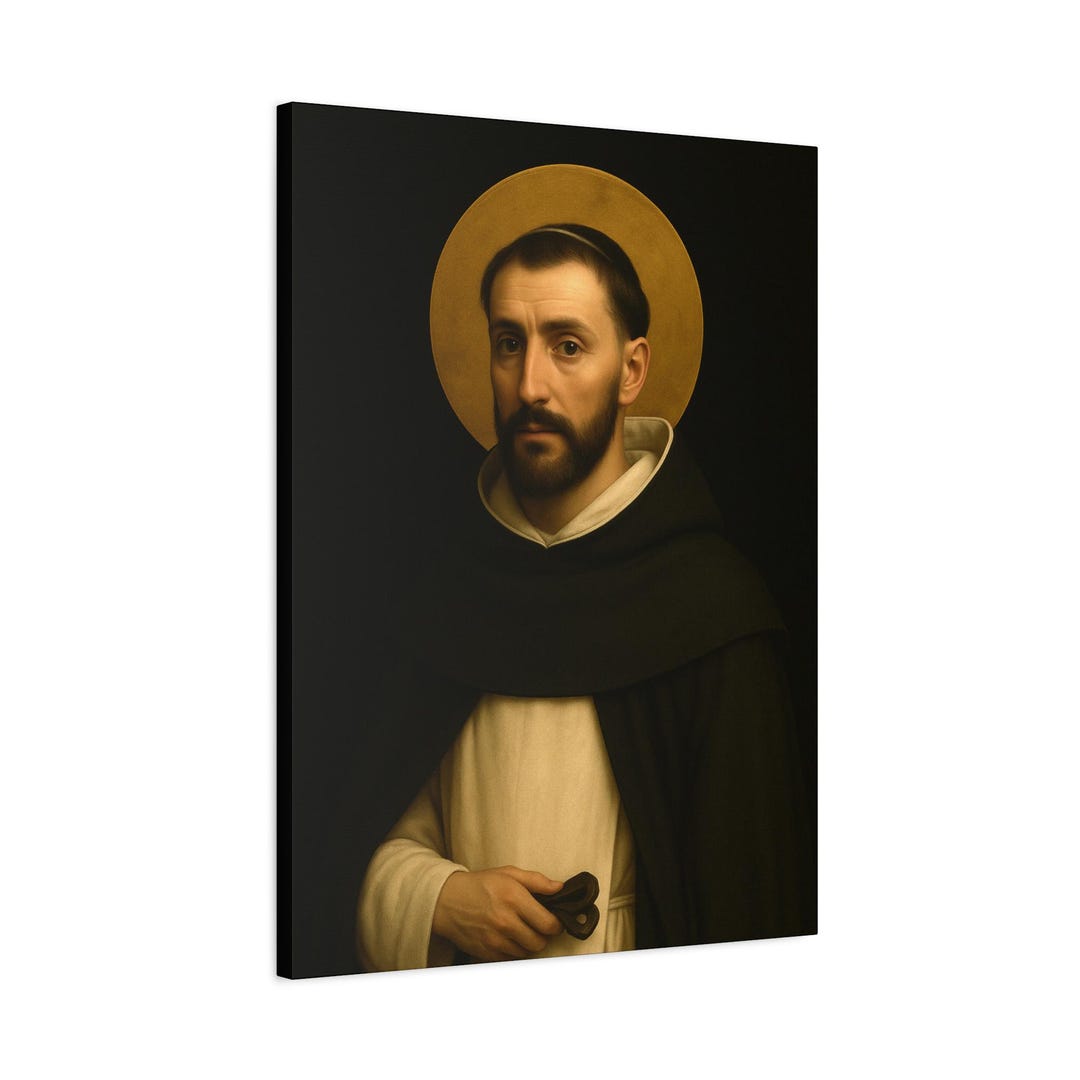 Saint Dominic DEVOTIO Canvas - Founder of the Order of Preachers Icon ...