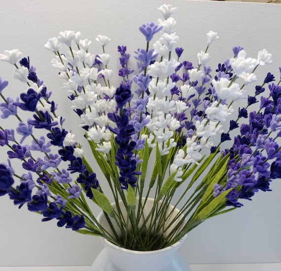 Felt Lavender Flowers