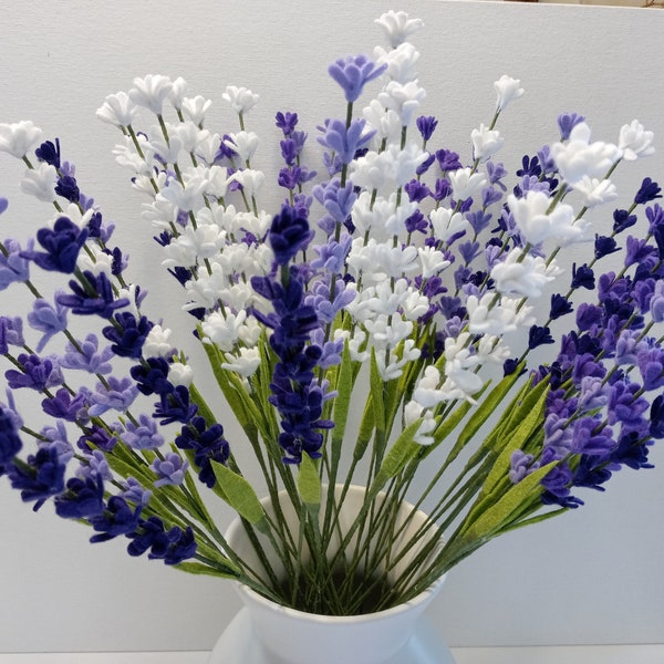 Felt Lavender Flowers