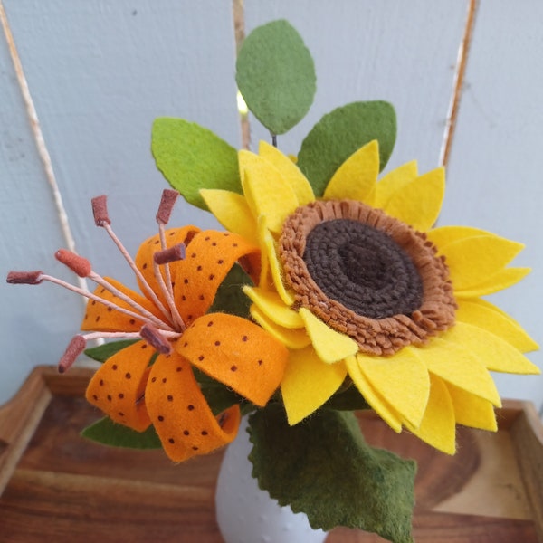 Tiger Lily Bouquet Etsy