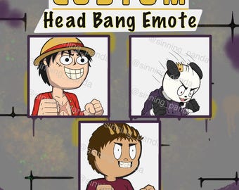 Custom (YCH) Head Bang Emote
