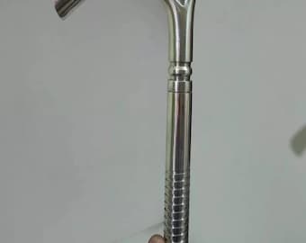 Handmade Aluminum Victorian Walking Stick Cane - 37-38 Inches