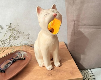 Extremely Rare MCM 1954 Leland Claes Twin Siamese Cats TV Lamp in
