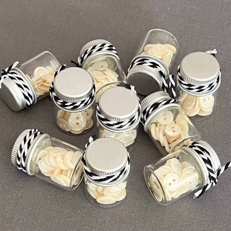 Mini Button Jar Gift Best Seller image 1