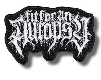 Fit für eine Autopsie Aufnäher Abzeichen Applikation gestickt Eisen auf 1fa00c