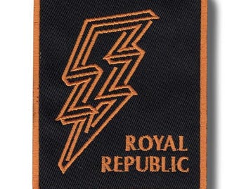 Royal Republic Embroidered Patch Badge Iron on Applique 9cd06c