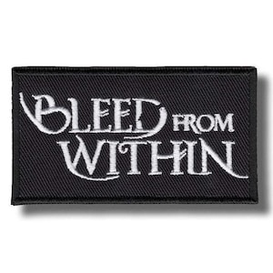Bleed From Within-märkeslapp Broderad Stryk-på dd3498