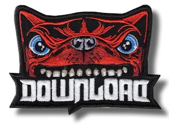 Download Hund Aufnäher Badge Applikation gestickt zum aufbügeln 4f8d12