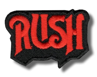 Parche con insignia Rush bordado con plancha 1fd084