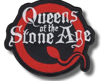 Queens Of The Stone Patch Badge Applique Embroidered Iron on 67771f