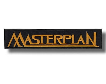 Masterplan Embroidered Patch Badge Iron on Applique 2cea2e