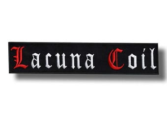 Lacuna Coil Patch Badge Applique Embroidered Iron on 4ed8b2