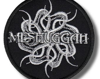 Meshuggah Gestickter Aufnäher Abzeichen Eisen auf Applikation 56f894