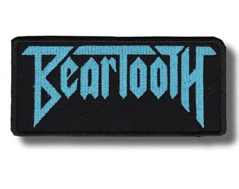 Beartooth-märke, broderad, stryk-på, 12b5cd