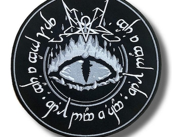 Summoning Eye Of Sauron Embroidered Patch Badge Iron on Applique de6f28