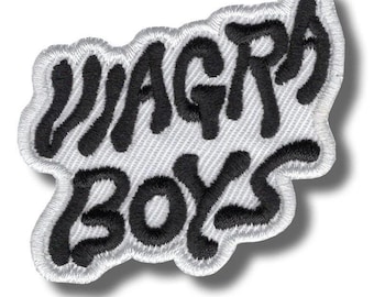 Viagra Jungen Patch Abzeichen Applikation gestickt Aufbügler b8e302