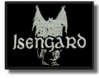 Isengard Embroidered Patch Badge Iron on Applique 2b8959
