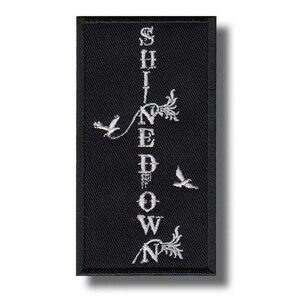 Shinedown Broderad Tygmärke Stryk-på Applikation 465c5b