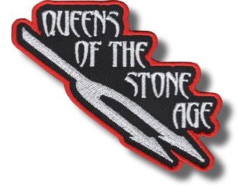 Qotsa Patch Badge Applique Embroidered Iron on cff7d5