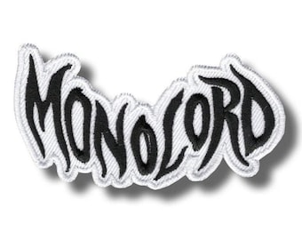 Monolord-patchbadge appliqué geborduurd opstrijkbaar 45f9c3