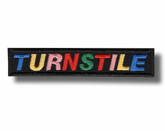 Turnstile Patch Badge Applique Embroidered Iron on 882f5b