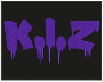 Kiz Patch Badge Applique Embroidered Iron on d56cb6