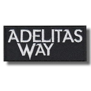 Adelitas Way svart broderad lapp med strykfunktion b46448