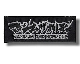 Maximum The Hormone gestickter Aufnäher Abzeichen Eisen auf Applikation ae1fd6