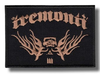 Tremonti Embroidered Patch Badge Iron on Applique d23333
