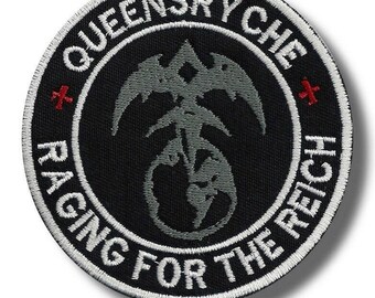 Queensryche Embroidered Patch Badge Iron on Applique 0497d0