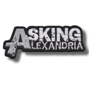 Asking Alexandria 05 Tygmärke Applikation Broderad Stryk-på dba0_1