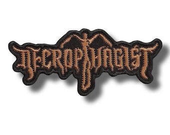 Necropthagist Embroidered Patch Badge Iron on Applique 3813a8