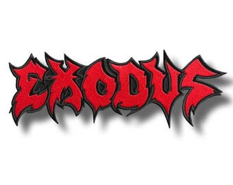 Exodus Patch Badge Applique Embroidered Iron on a5f007