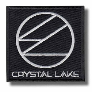 Crystallake Broderad Tygmärke Stryk-på Applikation 233a2d