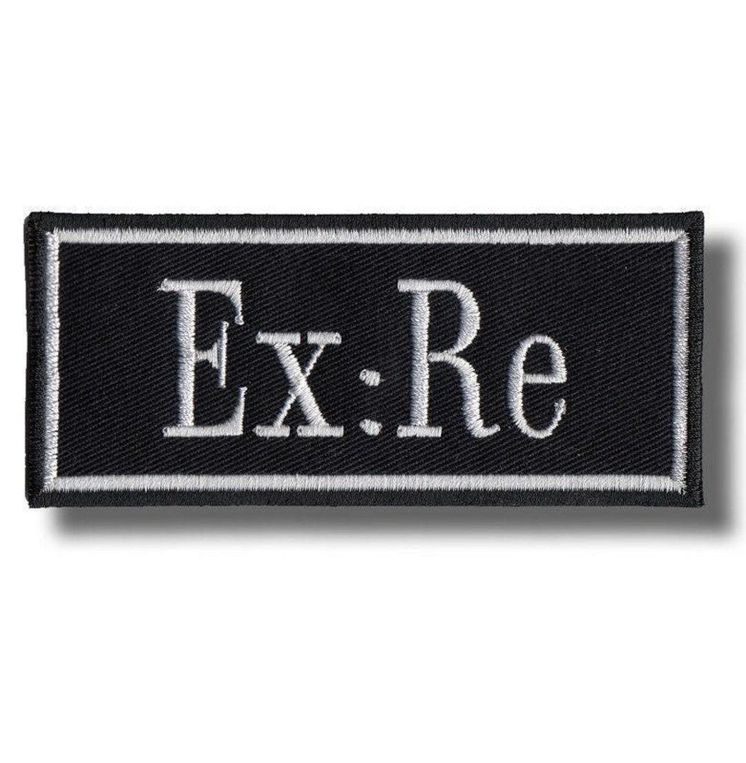 Ex Re Embroidered Patch Badge Iron on Applique 08b452 - Etsy