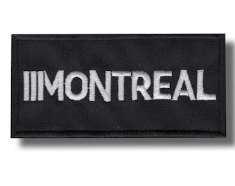 Montreal Patch Badge Applique Embroidered Iron on 359cb7
