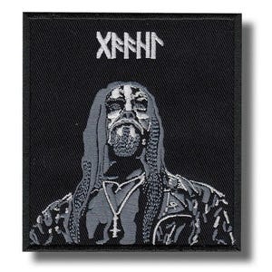 Gaahl Broderad lapp med stryk-på-applikation bc57b4