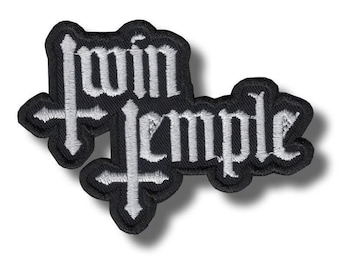 Twin Patch Badge Applique Embroidered Iron on fb07c2