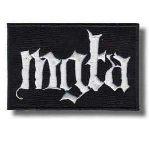 Mgla Embroidered Patch Badge Iron on Applique 6c153b