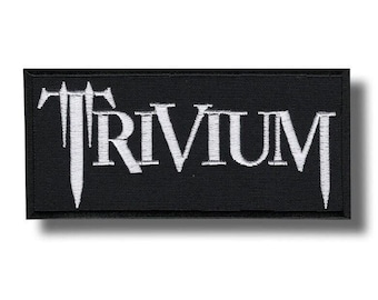 Trivium Patch Badge Applique Embroidered Iron on e3b6ad