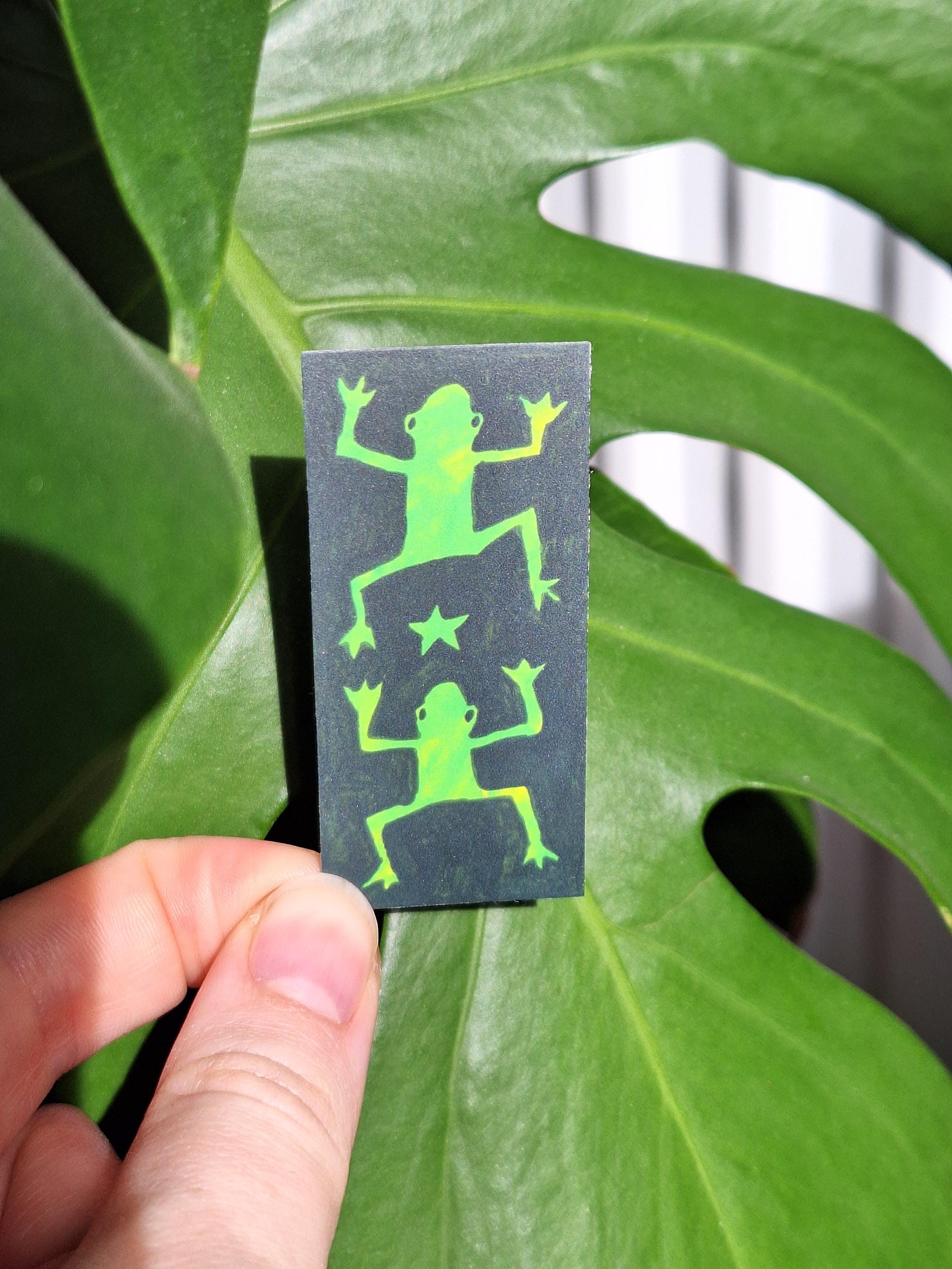 Silly Frogs Vinyl Sticker, Rectangle Matte Finish - Etsy