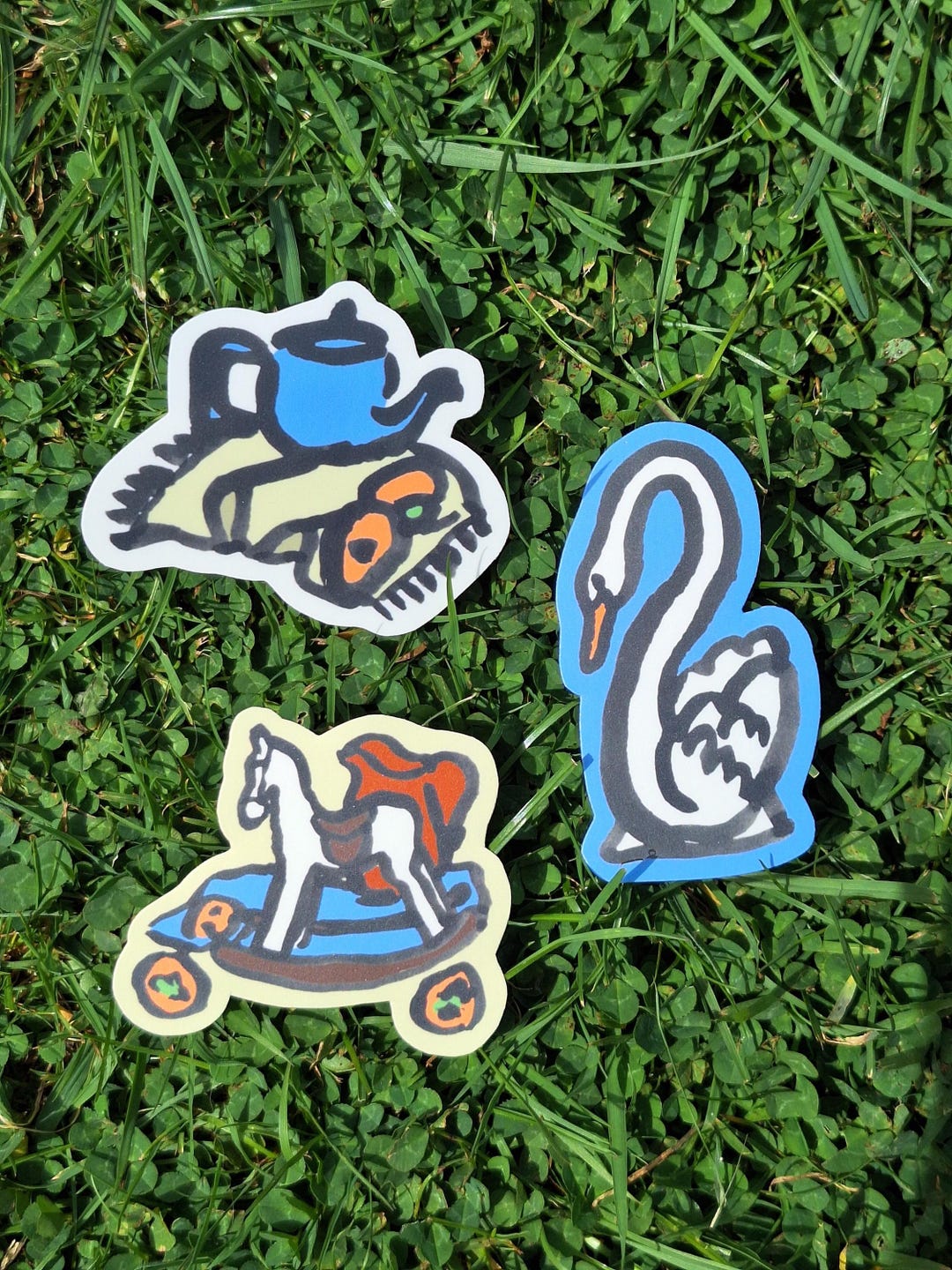 Still Life Vinyl Stickers, Individuals and Set, Swan Matte Decals - Etsy