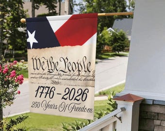 250th Anniversary USA Flag: Double-Sided Patriotic Outdoor Decor