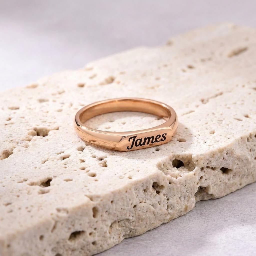 Customized Name Ring, Name Personalized Ring, Name Wedding Ring, Name ...