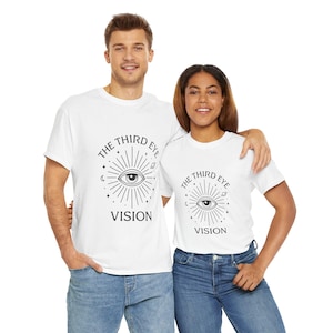 Third Eye Vision Unisex T-Shirt, Spiritual Eye Tee, Boho Festival Shirt, Mystical Graphic Tee, Gift for Seers & Intuitives