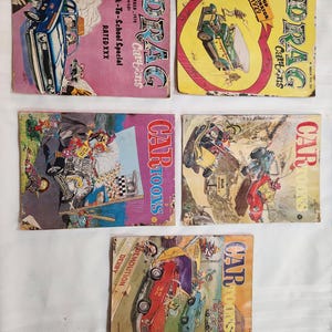 Comic Books- DRAG Cartoons and CARtoons Magazine