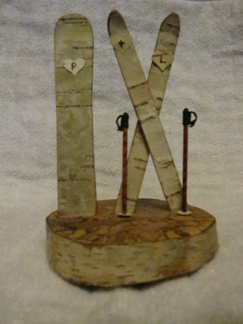 Snowboard/ski Wedding Cake Topper Snow Sport Etsy