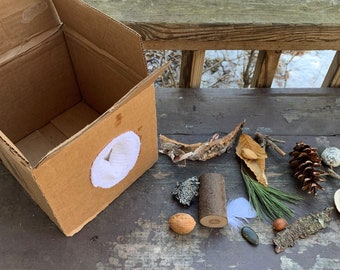 Touch and feel box - Bring nature inside - Educational Fun